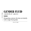 Vinyl Wall Art Decal - Gender - Fluid - 11" x 25" - Trendy Cute Equality Inspiring Positive Quote Sticker For Home Bedroom Closet Living Room Office Business Coffee Shop LGBT Pride Decor 4