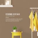 Vinyl Wall Art Decal - Femme Fatale Definition - 12" x 25" - Trendy Motivational Feminism Quote Sticker For Woman Home Bedroom Living Room Store Work Office Decor 3