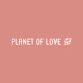 Vinyl Wall Art Decal - Planet Of Love - 3" x 30" - Trendy Inspiring Positive Lovely Quote Sticker For Bedroom Kids Room Playroom Nursery Daycare Classroom Cute Decor 1