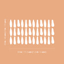 Set Of 37 Vinyl Wall Art Decal - Triple Lines Pattern - From 5" x 1.5" Each - Cute Adhesive Sticker Minimalist Design For Home Bedroom Living Room Work Office Classroom Decor 4