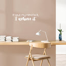 Vinyl Wall Art Decal - If I Put My Mind To It; I Achieve It - 7" x 25" - Modern Motivational Goals Quote Sticker For Home School Bedroom Work Office Living Room Classroom Decor 3