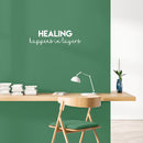 Vinyl Wall Art Decal - Healing Happens In Layers - 7" x 25" - Modern Inspirational Optimism Quote Sticker for Home Bedroom Living Room Makeup Mirror Therapist Office Decor 3