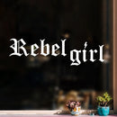Vinyl Wall Art Decal - Rebel Girl - 7" x 25" - Trendy Inspirational Quote Sticker For Girls Home School Office Living Room Teen Room Bedroom Makeup Mirror Decor 3