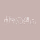 Vinyl Wall Art Decal - Abstract Kitchen Items - 10.5" x 40" - Trendy Inspirational Funny Quote Sticker For Home Kitchen Dining Room Restaurant Office Kitchenette Decor 1