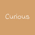 Vinyl Wall Art Decal - Curious - 5" x 25" - Trendy Inspirational Funny Cute Quote Sticker For Home Bedroom Living Room Kids Room Playroom Daycare Nursery School Decor 1