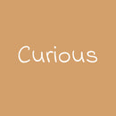 Vinyl Wall Art Decal - Curious - 5" x 25" - Trendy Inspirational Funny Cute Quote Sticker For Home Bedroom Living Room Kids Room Playroom Daycare Nursery School Decor 1