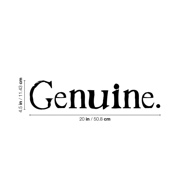 Vinyl Wall Art Decal - Genuine - 4.5" x 20" - Modern Inspirational Positive Self Love Quote Sticker For Home School Office Bedroom Closet Living Room Decor 4