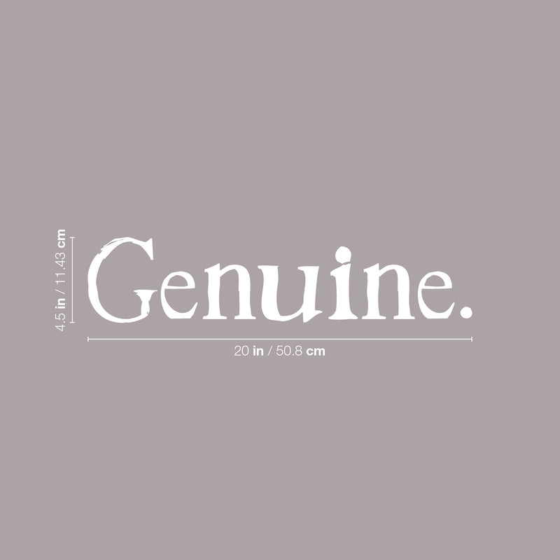 Vinyl Wall Art Decal - Genuine - 4.5" x 20" - Modern Inspirational Positive Self Love Quote Sticker For Home School Office Bedroom Closet Living Room Decor 4