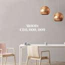 Vinyl Wall Art Decal - Mood: CE0; 000; 000 - 8" x 30" - Trendy Motivational Positive Hard Work Quote Sticker For Home Living Room School Office Store Coffee Shop Decor 2