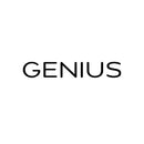 Vinyl Wall Art Decal - Genius - 4" x 25" - Trendy Motivational Positive Hard Work Quote Sticker For Home Bedroom Living Room Playroom  School Classroom Office Store Coffee Shop Decor 1