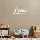 Vinyl Wall Art Decal - Loved Beyond Measure - 11" x 25" - Trendy Motivational Cute Love Quote Sticker For Couples Home Office Bedroom Closet Living Room Kids Room Decor 3