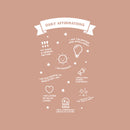 Vinyl Wall Art Decal - Daily Affirmations - 26" x 17" - Trendy Lovely Inspiring Fun Quote Sticker For Bedroom Living Room Kids Room Playroom Daycare Nursery School Decor 1