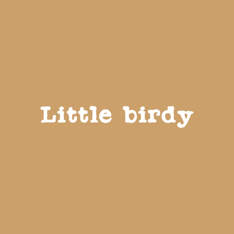 Vinyl Wall Art Decal - Little Birdy - 3" x 18" - Modern Inspirational Cute Positive Quote Sticker For Home Office Bedroom Living Room Kids Room Coffee Shop Decor 1