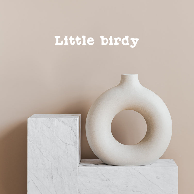 Vinyl Wall Art Decal - Little Birdy - 3" x 18" - Modern Inspirational Cute Positive Quote Sticker For Home Office Bedroom Living Room Kids Room Coffee Shop Decor 3