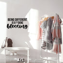 Vinyl Wall Art Decal - Being Different Is A F*cking Blessing - 12. Positive Sarcastic Adult Joke Quote Sticker For Bedroom Office Coffee Shop School Gym Fitness Decor 2