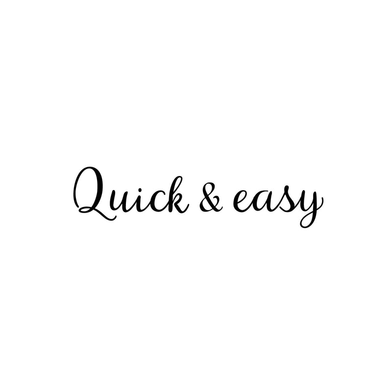 Vinyl Wall Art Decal - Quick & Easy - 6" x 25" - Trendy Inspirational Funny Quote Sticker for Home Kitchen Restaurant Store Shopfront Work Office Kitchenette Decor 1