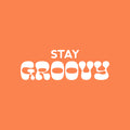 Vinyl Wall Art Decal - Stay Groovy - 8. Trendy Inspiring Fun Positive Vibes Quote Sticker For Living Room Playroom School Office Coffee Shop Library Decor 5