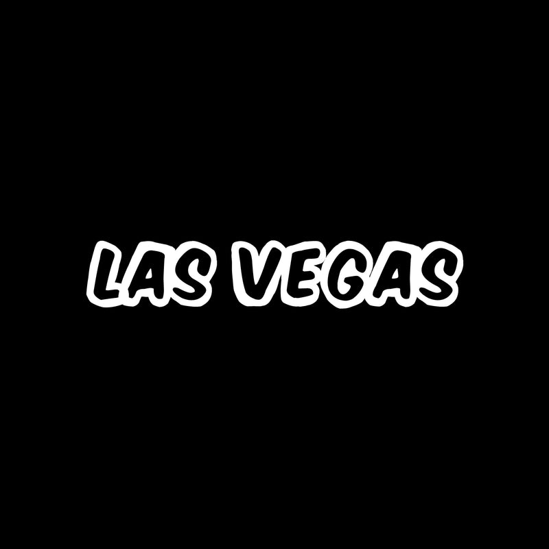 Vinyl Wall Art Decal - Las Vegas - 10" x 55" - Trendy Modern Design USA City Name Word Quote Sticker For Home School Classroom Work Office Store Coffee Shop Decor 1