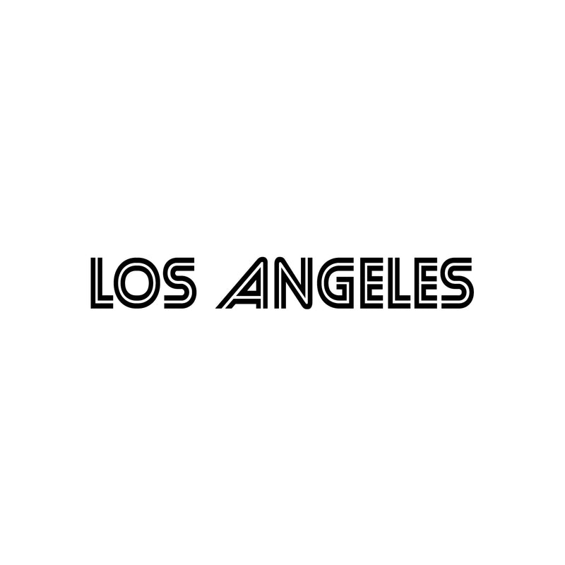 Vinyl Wall Art Decal - Los Angeles - 7.5" x 55" - Trendy Modern Design USA City Name Word Quote Sticker For Home School Classroom Work Office Store Coffee Shop Decor 1