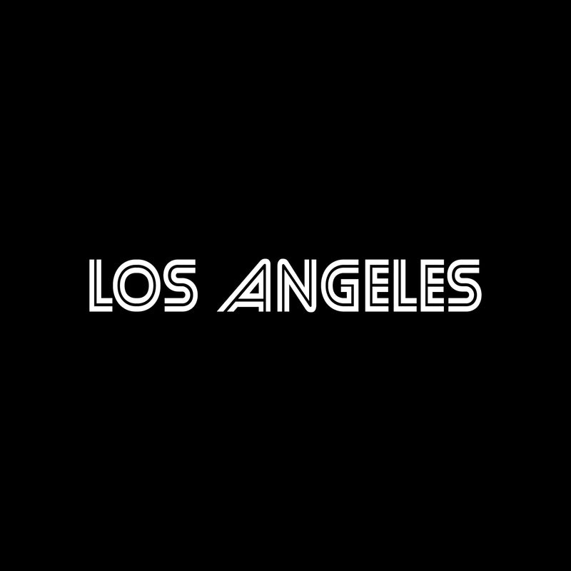 Vinyl Wall Art Decal - Los Angeles - 7.5" x 55" - Trendy Modern Design USA City Name Word Quote Sticker For Home School Classroom Work Office Store Coffee Shop Decor 1