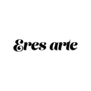 Vinyl Wall Art Decal - Eres Arte / You Are Art - 4" x 20" - Trendy Inspiring Positive Spanish Self Esteem Quote Sticker For Home Bedroom Closet Living Room School Office Decor 1
