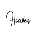 Vinyl Wall Art Decal - Heaven - 11" x 16" - Modern Inspirational Cute Word Quote Sticker For Kids Room Living Room Home School Classroom Bedroom Mirror Decor 1