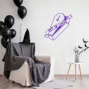 Vinyl Wall Art Decal - Get In Loser - 30" x 15" -Trendy Fun Halloween Joke Quote Coffin Design Sticker For Living Room Windows Doors Storefront Coffee Shop School Office Spooky Decor 2