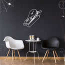 Vinyl Wall Art Decal - Get In Loser - 30" x 15" -Trendy Fun Halloween Joke Quote Coffin Design Sticker For Living Room Windows Doors Storefront Coffee Shop School Office Spooky Decor 3