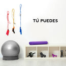 Vinyl Wall Art Decal - Tú Puedes / You Can - Trendy Motivational Positive Self Esteem Spanish Quote Sticker For Home Bedroom Closet Playroom School Office Gym Fitness Decor 3