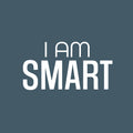 Vinyl Wall Art Decal - I Am Smart - 13.5" x 25" - Modern Inspiring Positive Classroom Quote Sticker For Home Living Room Playroom School Library Educational Decor 1