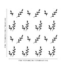 Set Of 28 Vinyl Wall Art Decal - Vine Pattern - From Each - Trendy Fun Minimalist Design For Bedroom Living Room Kids Room Classroom Office Coffee Shop Decor 4