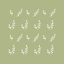 Set Of 28 Vinyl Wall Art Decal - Vine Pattern - From 7" x 2" Each - Trendy Fun Minimalist Design For Bedroom Living Room Kids Room Classroom Office Coffee Shop Decor 1