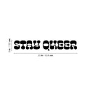 Vinyl Wall Art Decal - Stay Queer - 3" x 20" - Trendy Gender Neutral LGBTQ Quote Sticker For Home Bedroom Living Room Work Office Equality Non-Binary Store Decor 4