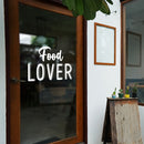 Vinyl Wall Art Decal - Food Lover - 17" x 24" - Trendy Motivational Funny Quote Sticker for Home Kitchen Restaurant Store Shopfront Work Office Kitchenette Decor 3