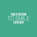 Vinyl Wall Art Decal - Smile More - 4" x 20" - Happy Face Modern Inspirational Positive Quote Sticker For Home Office Bedroom Living Room Kids Room School Playroom Coffee Shop Decor 1