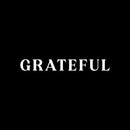 Vinyl Wall Art Decal - Grateful - 4" x 30" - Modern Inspirational Positive Word Quote Sticker For Kids Room Living Room Home School Classroom Bedroom Mirror Decor 1