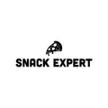 Vinyl Wall Art Decal - Snack Expert - Pizza Shape Trendy Sarcasm Funny Quote Sticker for Home Kitchen Restaurant Store Shopfront Work Office Kitchenette Decor 1