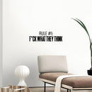 Vinyl Wall Art Decal - Rule