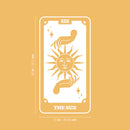Vinyl Wall Art Decal - Tarot Card The Sun - 30" x 16" - Lovely Trendy inspiring Astrology Design Sticker For Home Bedroom Closet Living Room Coffee Shop Office Storefront Decor 4