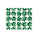 Set Of 25 Vinyl Wall Art Decal - Half Lemons Pattern - From 4" x 4" Each - Trendy Fun Fruit Design Sticker For Home Kitchen Playroom Classroom Coffee Shop Restaurant Office Decor 1