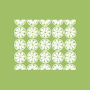 Set Of 25 Vinyl Wall Art Decal - Half Lemons Pattern - From 4" x 4" Each - Trendy Fun Fruit Design Sticker For Home Kitchen Playroom Classroom Coffee Shop Restaurant Office Decor 1