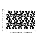 Set Of 20 Vinyl Wall Art Decal - Balloon Dogs Pattern - From 5" x 5" Each - Trendy Cool Fun Puppy Design Sticker For Kids Room Playroom Classroom Daycare Toy Store Office Decor 4