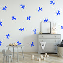 Set Of 20 Vinyl Wall Art Decal - Balloon Dogs Pattern - From Each - Trendy Cool Fun Puppy Design Sticker For Kids Room Playroom Classroom Daycare Toy Store Decor 3