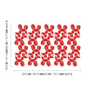 Set Of 20 Vinyl Wall Art Decal - Balloon Dogs Pattern - From 5" x 5" Each - Trendy Cool Fun Puppy Design Sticker For Kids Room Playroom Classroom Daycare Toy Store Office Decor 4