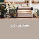 Vinyl Wall Art Decal - Have A Great Day! - 4" x 30" - Trendy Inspiring Cute Fun Caffeine Lovers Quote Sticker For Coffee Shop Restaurant Business Storefront Office Kitchen Decor 3