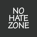 Vinyl Wall Art Decal - No Hate Zone - 17" x 17" - Trendy Fun Motivating Positive Quote Sticker For Home Bedroom Playroom Living Room Classroom School Office Gym Fitness Decor 1