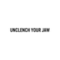 Vinyl Wall Art Decal - Unclench Your Jaw - Modern Fun Inspirational Positive Quote Sticker For Office Coffee Shop Restaurant Living Room Closet Bedroom Home Decor 1