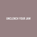 Vinyl Wall Art Decal - Unclench Your Jaw - 2" x 20" - Modern Fun Inspirational Positive Quote Sticker For Office Coffee Shop Restaurant Living Room Closet Bedroom Home Decor 1