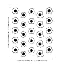 Set Of 25 Vinyl Wall Art Decal - Fried Eggs Pattern - From Each - Trendy Fun Food Design Sticker For Living Room Kitchen Playroom Classroom Coffee Shop Restaurant Office Decor 4