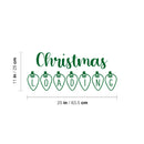 Vinyl Wall Art Decal - Christmas Loading - 11" x 25" - Trendy Cute Holyday Season Quote Sticker For Living Room Dining Room Storefront Window Door Coffee Shop Decor 4